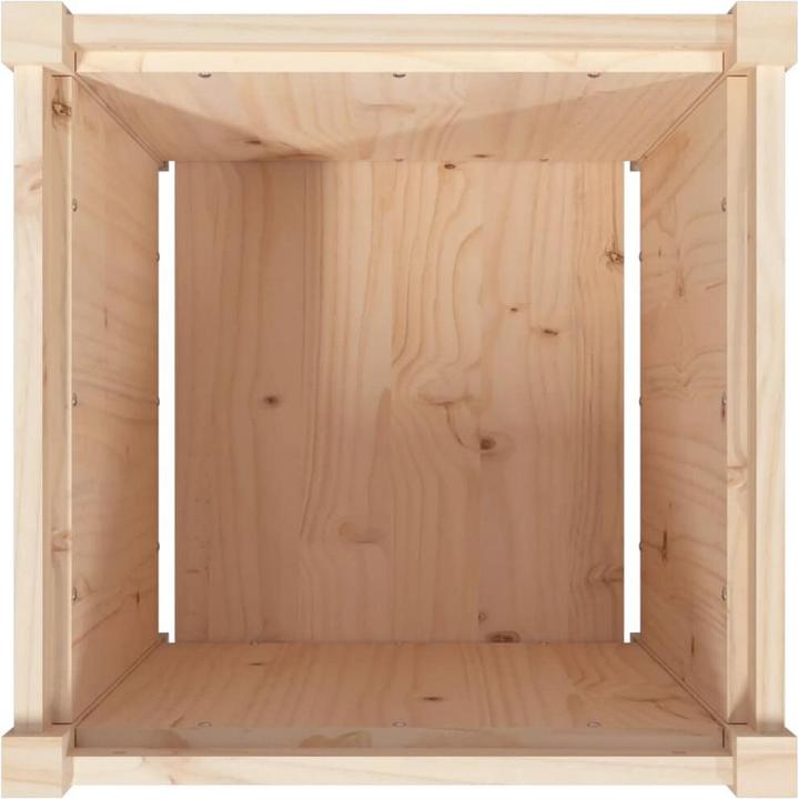 Produktbild VidaXL Pflanzkübel 50x50x50 cm Massivholz Kiefer,Material