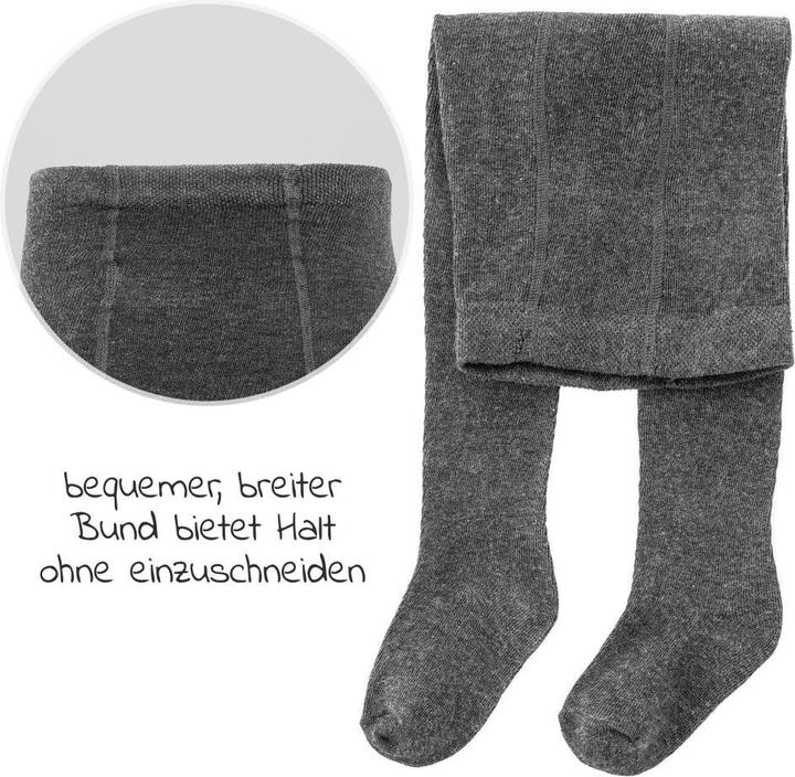Immagine prodotto La Loona Collant per bambini LaLoona confezione da 2 pezzi - grigio scuro - (74/80)