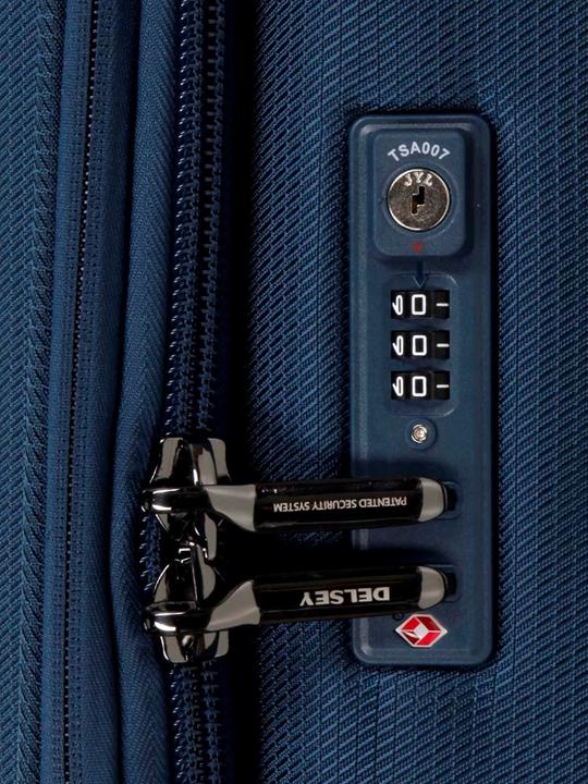 Actual product image Delsey Walizka podwójne kółka 55cm JASNY NIEBIESKI (43 l, Hand luggage (up to 50 litres))