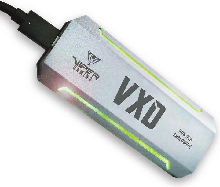Produktbild Patriot ext Speichergehï¿½use fï¿½r NVMe SSD USB 3.2 RGB (M.2 2242, M.2 2230, M.2 2280, M.2 2260)