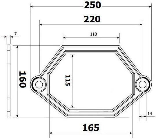 Image du produit Cersanit Toilet cistern / pot gaskets