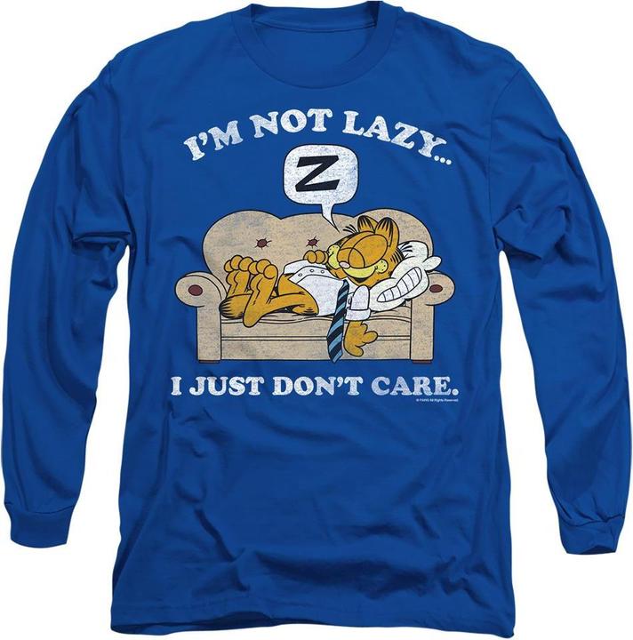 Actual product image Garfield Unisex Adult Not Lazy T-Shirt (L)