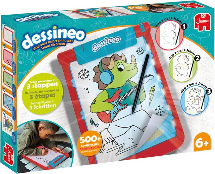 Immagine prodotto Jumbo Personaggi di Dessineo Tavolo da disegno passo dopo passo