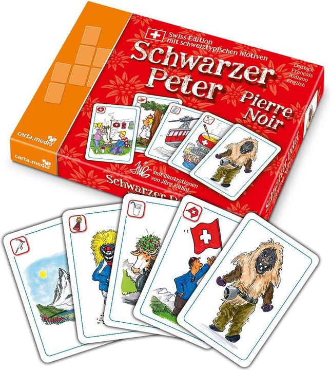 Actual product image Black Peter (German, English, French, Italian)