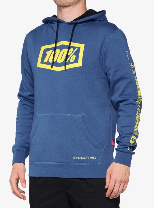 Produktbild 100% Herren Sweatshirt Burst -Pullover Sweatshirt Federal Blue Size Xl (neu) (XL)