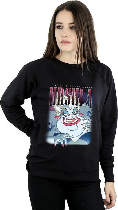 Actual product image The Little Mermaid Womens/Ladies Ursula Montage Cotton Sweatshirt (L)