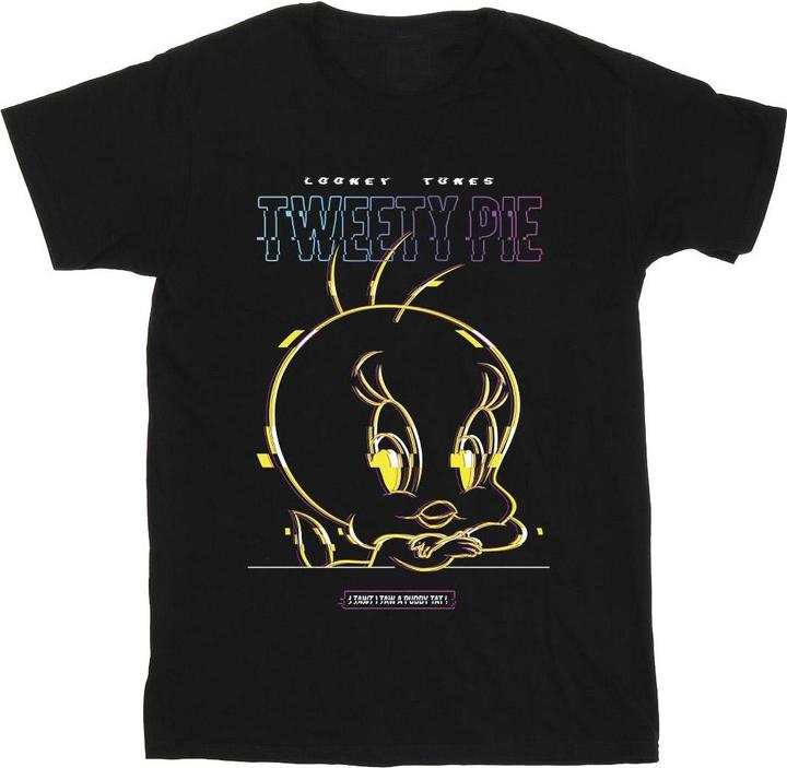 Actual product image Looney Tunes Boys Tweety Glitch T-Shirt (140, 146)