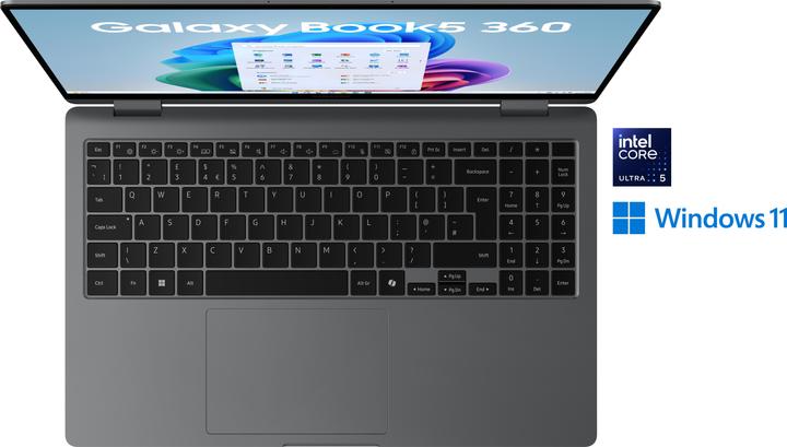 Actual product image Samsung Galaxy Book5 360 (15.60", Intel Core Ultra 5 228V, 32 GB, 512 GB, DE)
