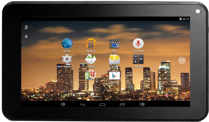 Actual product image mpman Mpqc730 (7", 8 GB, Black, White)