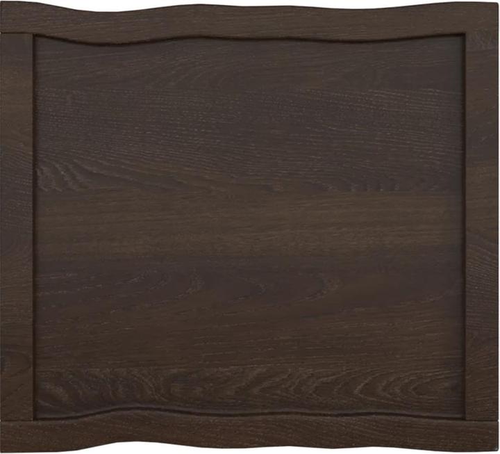 Produktbild VidaXL Tischplatte 60x50x4 cm Massivholz Eiche Behandelt (60 x 50 x 4 cm)