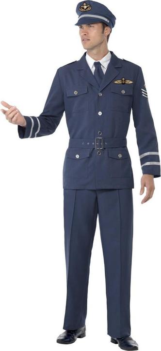 Actual product image Smiffys WW2 Air Force Captain Costume (M)
