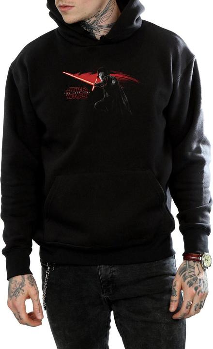 Actual product image Star Wars Mens The Last Jedi Kylo Ren Hand Hoodie (L)