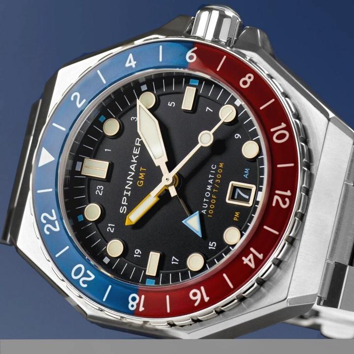 Immagine prodotto Spinnaker SP-5119-44 Orologio Dumas Automatic GMT Uomo 44mm 30ATM (Orologio sub, 44 mm)