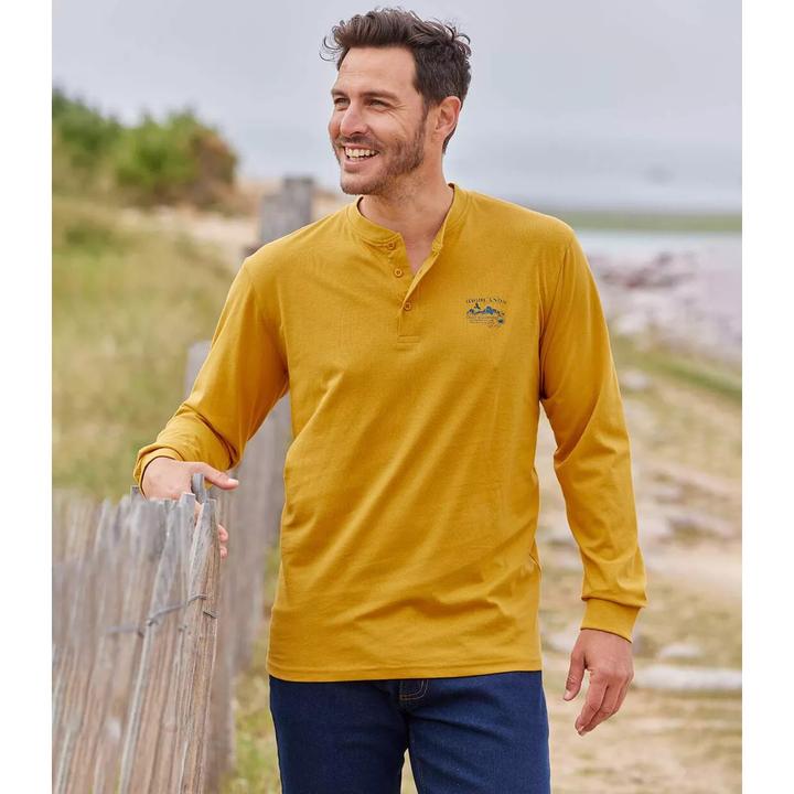 Immagine prodotto Atlas For Men Maglietta uomo con collo a bottone (confezione da 2) (L)