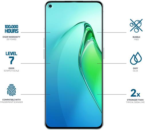 Produktbild Eiger Mountain Glass Clear (1 Stück, Oppo Reno 8 Pro 5G)