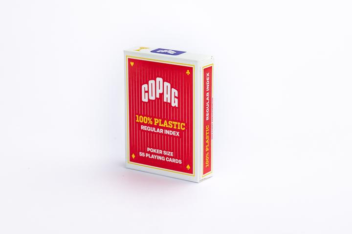 Actual product image Copag Plastic Poker Cards Deck Regular