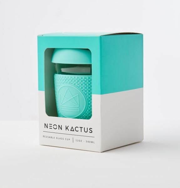 Actual product image Neon Kactus Reusable glass cups (0.34 l)