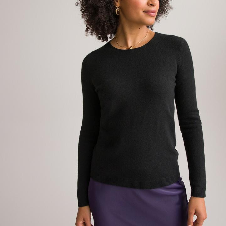 Actual product image Anne Weyburn Pure cashmere round neck jumper (48, 50)