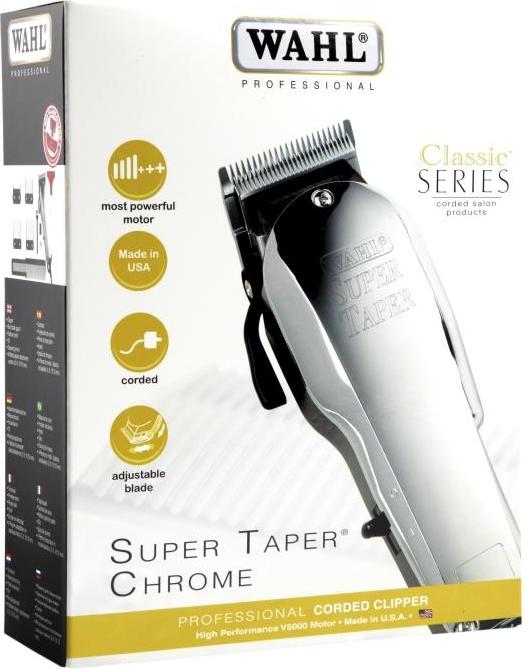 Actual product image Wahl Super Taper hair clipper silver