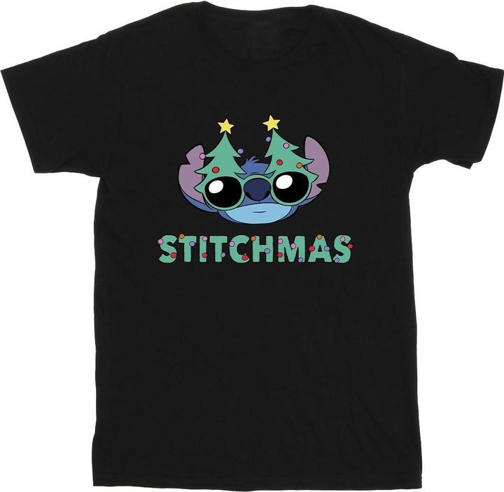 Produktbild Disney Lilo & Stitch Stitchmas Glasses TShirt (L)
