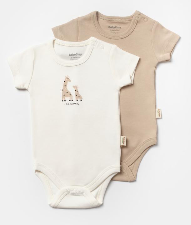 Actual product image BabyCosy 2 Pcs short sleeved Body (62)