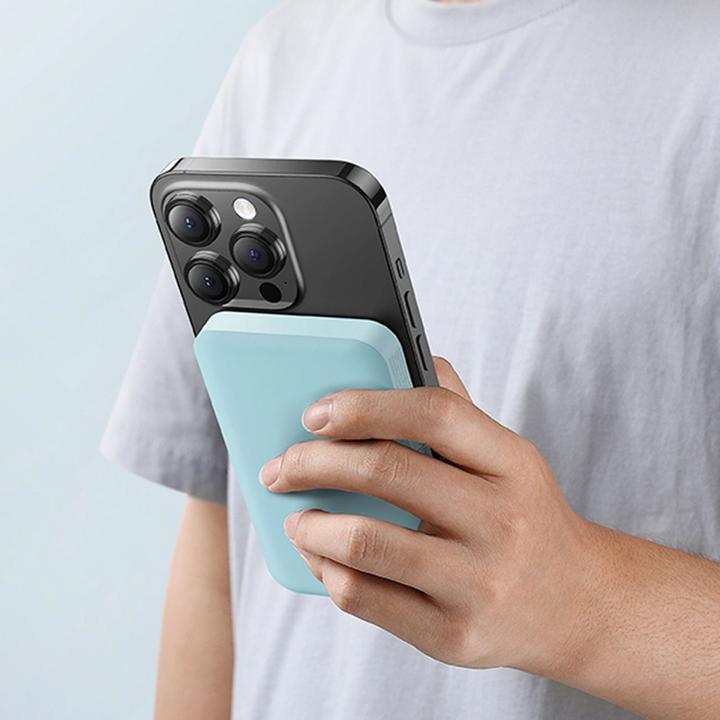 Actual product image Baseus mini power bank 5000mAh 20W + USB-C cable (20V/3A) - blue (5000 mAh, 20 W, 19.25 Wh)