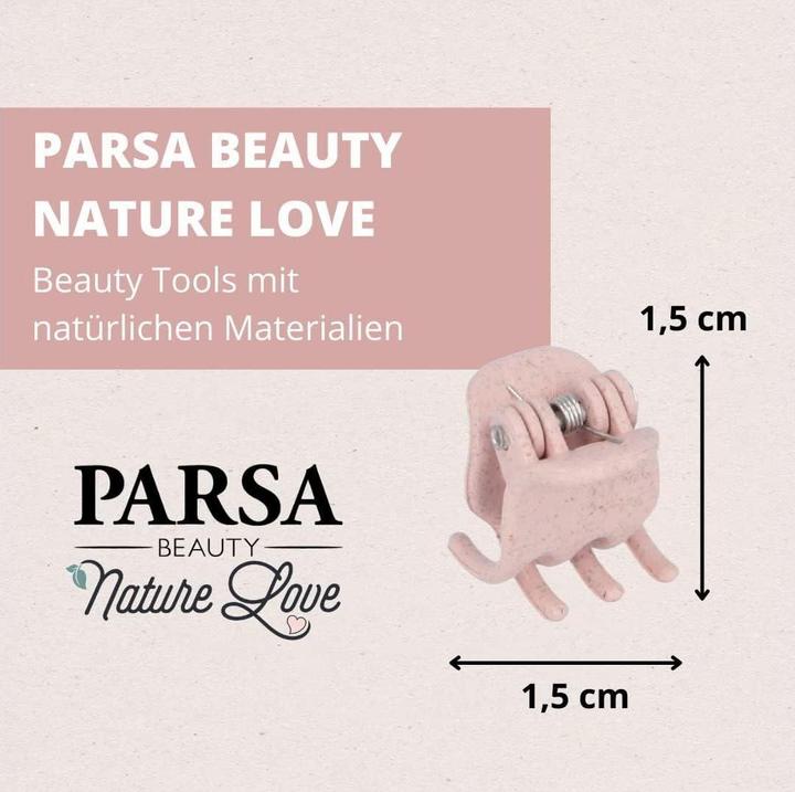 Image du produit Parsa Beauty Pince à cheveux PARSA Nature Love, rose Petite, 6 pcs, en paille de blé (6 pcs)