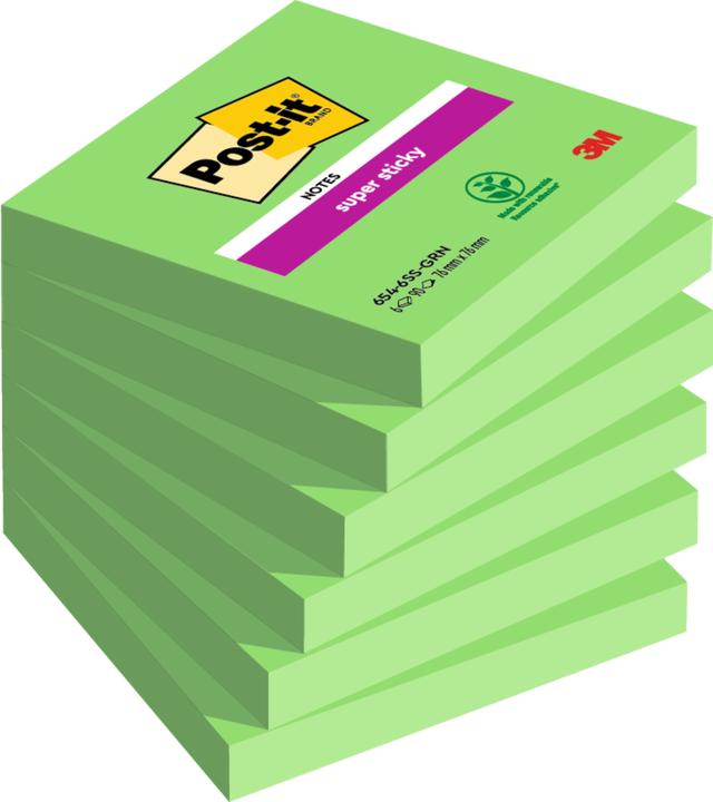 Actual product image Post-it Super Sticky (76 x 76 mm)
