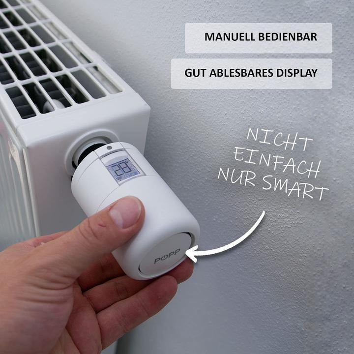 Actual product image Popp Smart Thermostat (Zigbee)