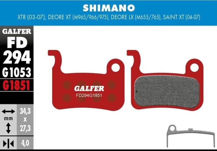 Produktbild Galfer Bike Shimano Xt, Lx, Saint, Xtr, Giant (Shimano)