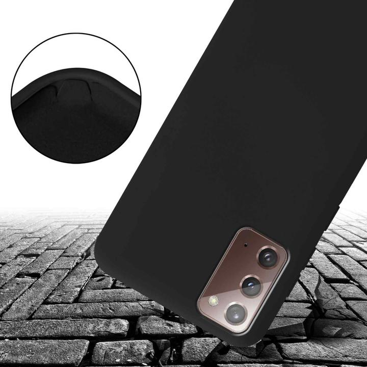 Actual product image Cadorabo TPU Cover Mobile Phone Chain Liquid (Samsung Galaxy Note 20)