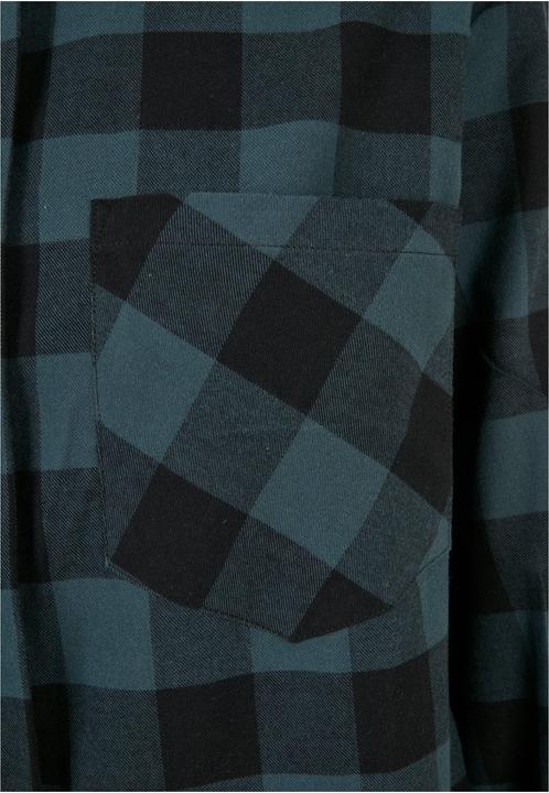 Actual product image Urban Classics Ladies Oversized Check Flannel Shirt Dress (XXL)