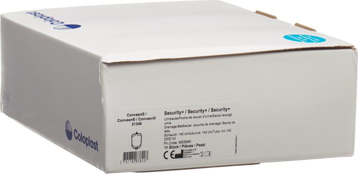Image du produit Conveen Security Plus Sac de nuit non stérile 2000 ml, 10 pièces