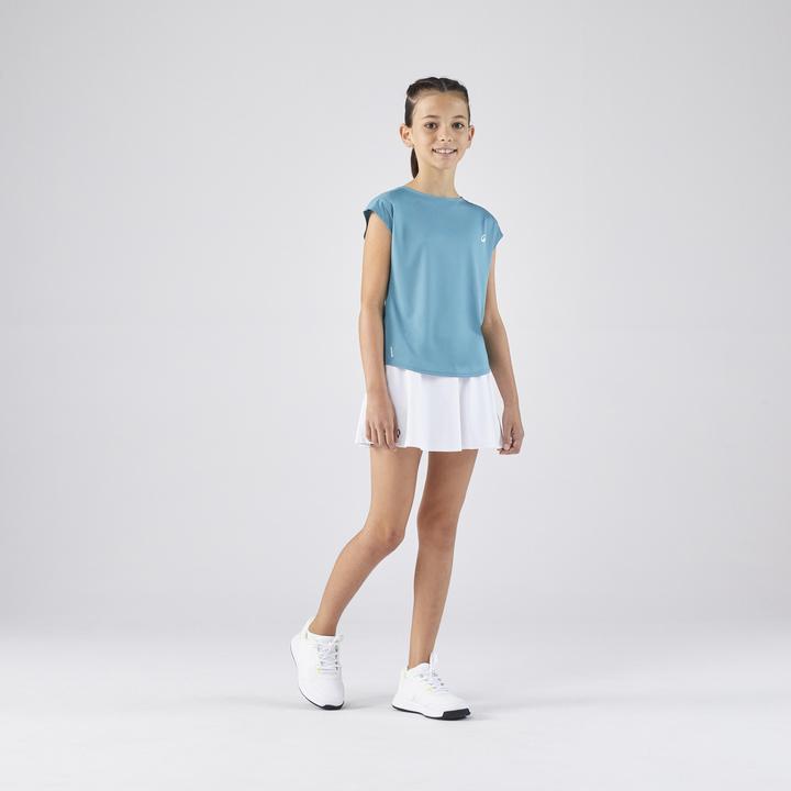 Actual product image Artengo Tennis-Shirt Mädchen TTS Soft türkis (12, 13, 14)