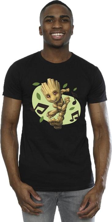 Image du produit - T-shirt GUARDIANS OF THE GALAXY GROOT MUSICAL NOTES - Homme (XXL)