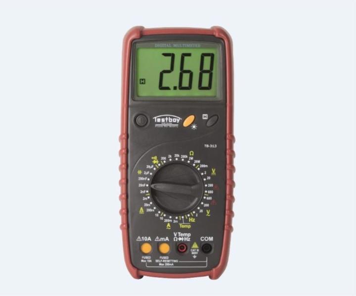 Produktbild Testboy Azubi-Aktion Hand-Multimeter digital inkl. Spannungsprüfer CAT III 600 V (Azubi-Aktion) (CAT III 600V)