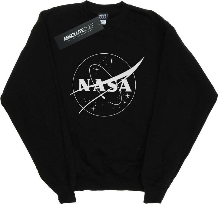 Nasa Classic Insignia Logo Monochrome Sweatshirt Mädchen
