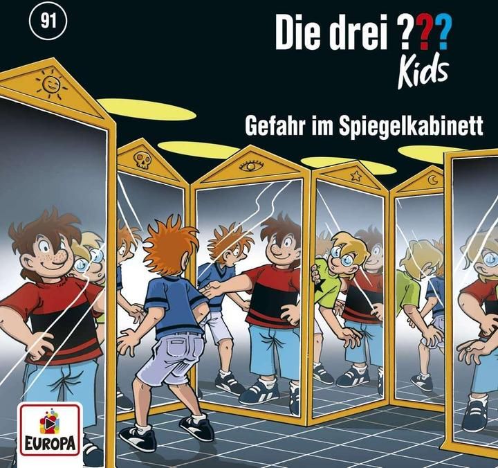 Produktbild Die drei??? Kids 91 - Gefahr im Spiegelkabinett (Deutsch, Ulf, Blanck, 2022)