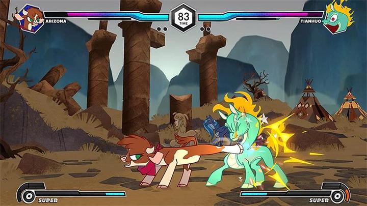 Productafbeelding Modus Games Them's Fightin' Herds - Deluxe Editie (PS5, DE)