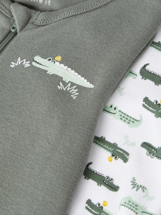 Produktbild Name it Nbmnightsuit 2p Zip Agave Crocodile Noos (74)