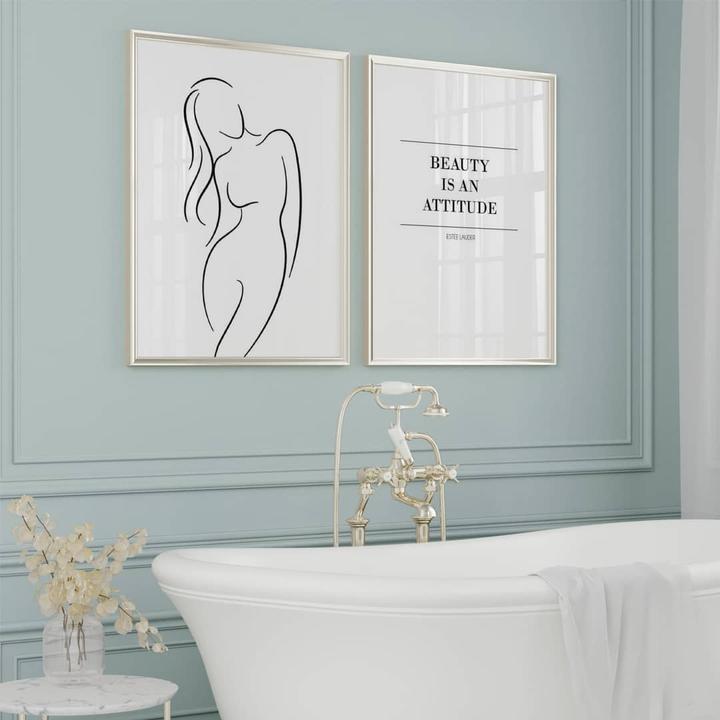 Immagine prodotto Trenddeko La bellezza è un atteggiamento (40 x 50 cm)