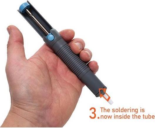 Actual product image Velleman Powerful desoldering suction pump