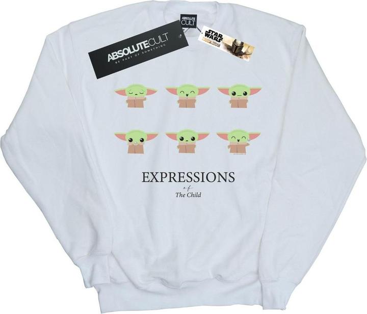 Produktbild Star Wars The Mandalorian Expressions Of The Child Sweatshirt Mädchen (152, 158)