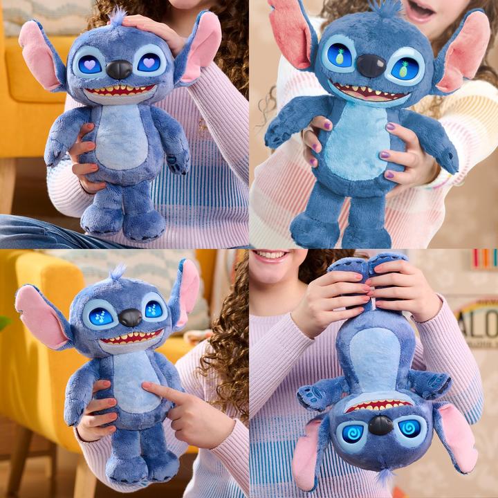 Image du produit Just Play Stitch Many Moods of Stitch Feature Peluche (32.64 cm)