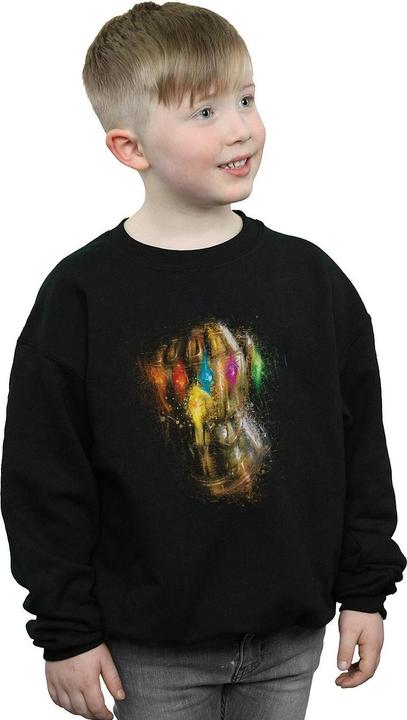 Image du produit - Sweat AVENGERS ENDGAME INFINITY GAUNTLET SPLATTER - Garçon (140, 146)