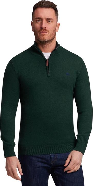 Actual product image Raging Bull Mens Knitted Quarter Zip Classic Sweatshirt (3XL)