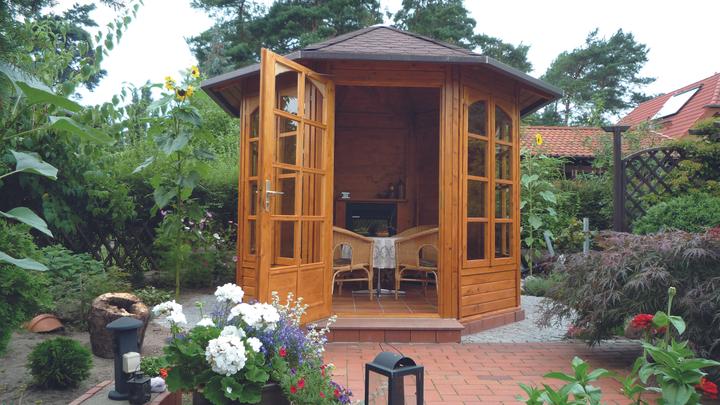 Produktbild Weka Holzbau 8-Eck Pavillon 234 A (365 cm, 336 cm)