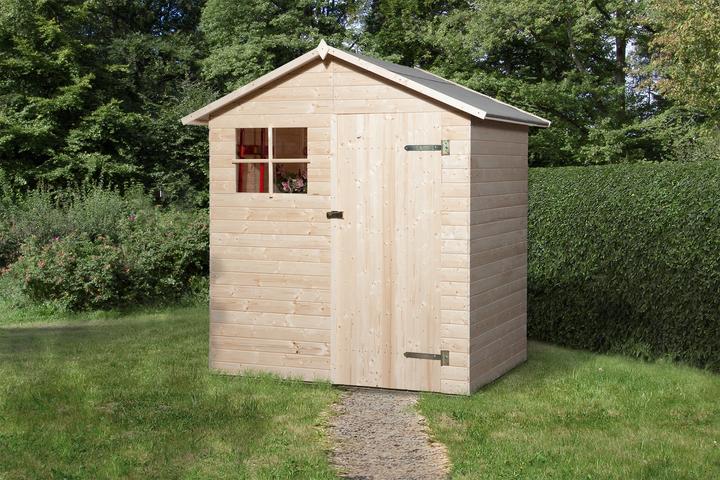Actual product image Weka Holzbau Garden shed 345 size 2, 14 mm, ET, without floor