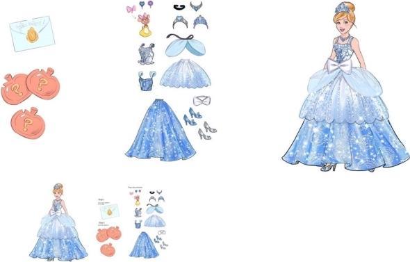 Produktbild Hasbro FD Doll + Fashion Surprise - Cinderella OS