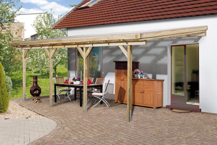 Weka Holzbau Terrassenüberdachung 671 Gr.5